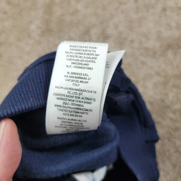 Ralph Lauren Shorts Bear‎ Graphic Knit Waistband Casual Blue 3M - Picture 4 of 5